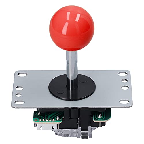 Entatial Arcade Game Joystick Kits, kompaktes Design 8-Wege-Joystick Arcade Game DIY Kit Teile Breite Anwendung für MAME für PC-Spiele für Fight Stick(rot) von Entatial