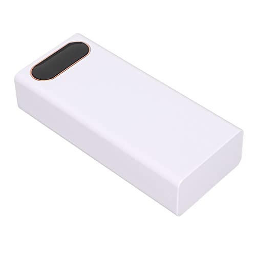 Entatial Batteriefach, 18650 DIY Power Bank Große Kapazität 2 USB-Ausgang Plug and Play Tragbar für die meisten Mobiltelefone(Weiß) von Entatial