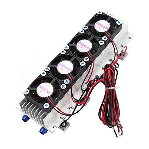 Entatial Peltier Kühlblech Halbleiter-Kühlkit 12V 4-Chip TEC1-12706 DIY Thermoelektrischer Kühler Kühlluftkühlgerät Entatial Peltier Kühlblech Halbleiter-Kühlkit 12V 4-Chip TEC1-12706 DIY Thermoelektrischer Kühler Kühlluftkühlgerät von Entatial
