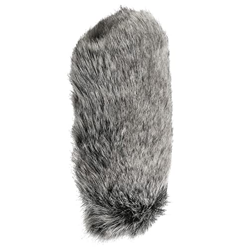 Entatial Mke 600 Windschutz, Wind Muff Groß, Wind Muff Mikrofon Pelzige Windschutzscheibe Winddichte Windschutzscheibe Muff Professioneller Wind Muff Fit für Rode Videomikrofon von Entatial
