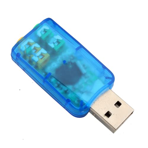 Entatial Soundkarte, USB 2.0 USB-Soundkarte Plug and Play für Lautsprecher von Entatial