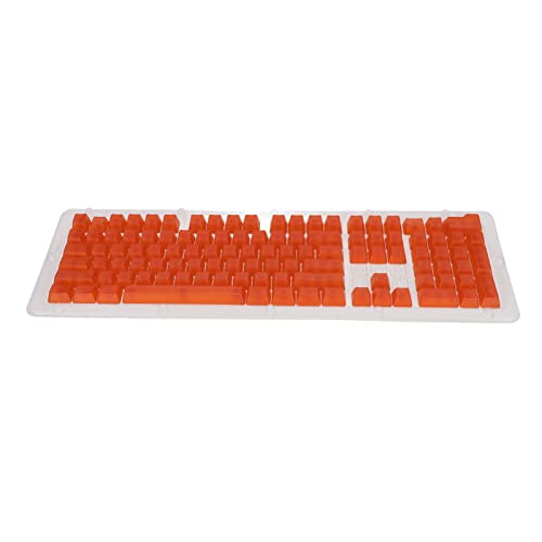 Entatial Tastatur-Tastenkappen, 108 Tasten, transparent, matt, hochfeste Pastell-Tastenkappen für mechanische Tastaturen mit 61/87/104 von Entatial