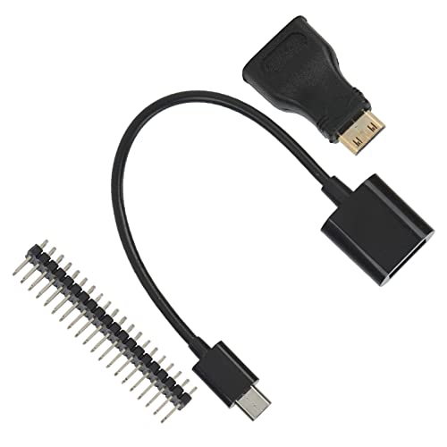 Für Raspberry Pi Zero Kit, Micro USB zu USB Buchse Adapterkabel Pin Set High Definition Multimedia Interface Adapter für Starter für Mikrocomputer Für Raspberry Pi Zero Kit, Micro USB zu USB Buchse Adapterkabel Pin Set High Definition Multimedia Interface Adapter für Starter für Mikrocomputer von Entatial