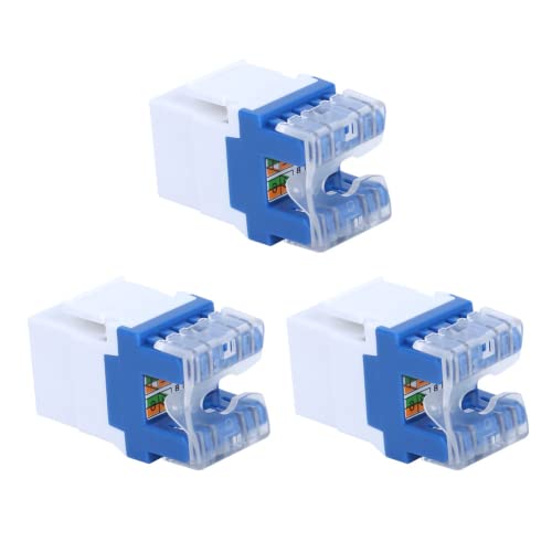 Informationsmodul, 3-teiliges praktisches RJ45-Modul für die Industrie für die Netzwerktechnik Integrierte Verkabelung von Entatial