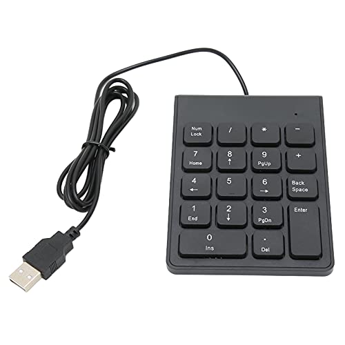 Nummernblock, Numerische Tastatur Anti-Drop Plug and Play Leise für PC für Desktop für Notebook-Computer Nummernblock, Numerische Tastatur Anti-Drop Plug and Play Leise für PC für Desktop für Notebook-Computer von Entatial