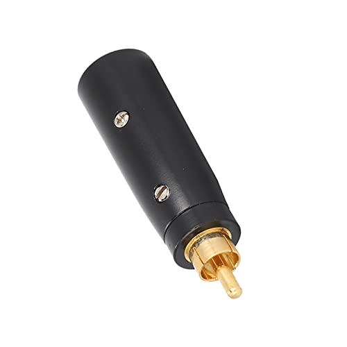 RCA-Kabel, gute Kontaktleistung RCA-Stecker auf XLR-Stecker Adapter Weitbereich für verschiedene Gitarren-Audiokabel RCA-Kabel, gute Kontaktleistung RCA-Stecker auf XLR-Stecker Adapter Weitbereich für verschiedene Gitarren-Audiokabel von Entatial