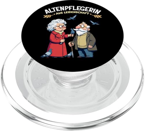 Altenpflegerin Leidenschaft Pflegerin Herz Pflege Senioren PopSockets PopGrip für MagSafe Altenpflegerin Leidenschaft Pflegerin Herz Pflege Senioren PopSockets PopGrip für MagSafe von Entdecke Witzige Tier Designs & Sprüche