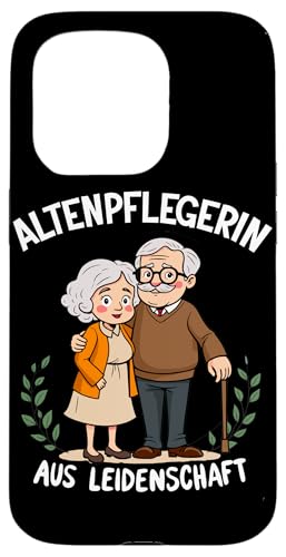 Altenpflegerin mit Herz liebe Sprüche Pflege Senioren Herz Hülle für iPhone 15 Pro Altenpflegerin mit Herz liebe Sprüche Pflege Senioren Herz Hülle für iPhone 15 Pro von Entdecke Witzige Tier Designs & Sprüche