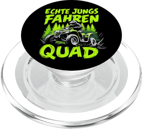 Echte Jungs fahren Quad Offroad ATV UTV Quadfahrer Spruch PopSockets PopGrip für MagSafe Echte Jungs fahren Quad Offroad ATV UTV Quadfahrer Spruch PopSockets PopGrip für MagSafe von Entdecke Witzige Tier Designs & Sprüche