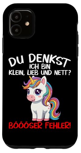 Lustiges Einhorn Du Denkst Ich Bin Klein Lieb Nett Spruch Hülle für iPhone 11 Lustiges Einhorn Du Denkst Ich Bin Klein Lieb Nett Spruch Hülle für iPhone 11 von Entdecke Witzige Tier Designs & Sprüche
