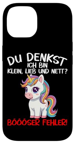 Lustiges Einhorn Du Denkst Ich Bin Klein Lieb Nett Spruch Hülle für iPhone 14 Lustiges Einhorn Du Denkst Ich Bin Klein Lieb Nett Spruch Hülle für iPhone 14 von Entdecke Witzige Tier Designs & Sprüche