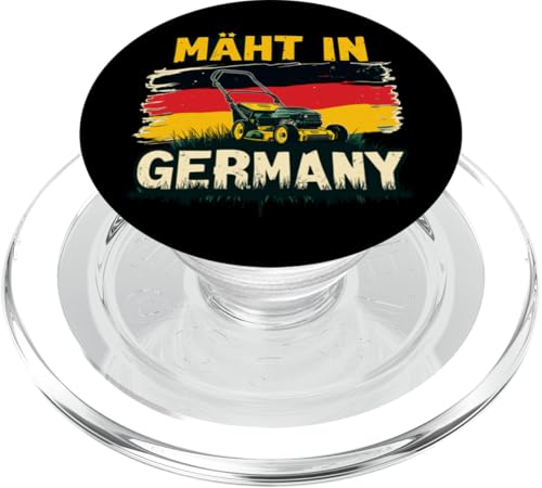 Mäht in Germany Deutschland Flagge Gartenbauer Garten Lustig PopSockets PopGrip für MagSafe von Entdecke Witzige Tier Designs & Sprüche