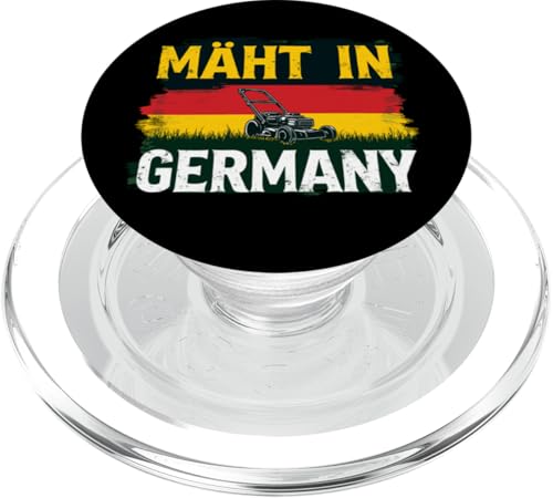 Mäht in Germany Lustig Rasenmähen Rasenflüsterer Vatertag PopSockets PopGrip für MagSafe Mäht in Germany Lustig Rasenmähen Rasenflüsterer Vatertag PopSockets PopGrip für MagSafe von Entdecke Witzige Tier Designs & Sprüche