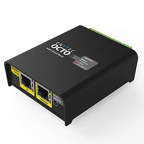 Enttec OCTO MK2 71521 8 Universe DIN Rail EDMX zu LED Pixel Konverter & Controller – DMX über Ethernet von Enttec