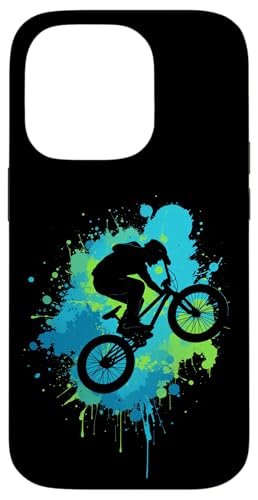 Mountainbiken Hülle für iPhone 14 Pro von Entwürfe für Mountainbikes
