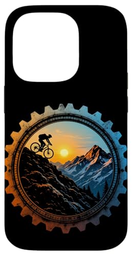 Mountainbiken Hülle für iPhone 14 Pro von Entwürfe für Mountainbikes