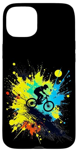Mountainbiken Hülle für iPhone 15 Plus von Entwürfe für Mountainbikes
