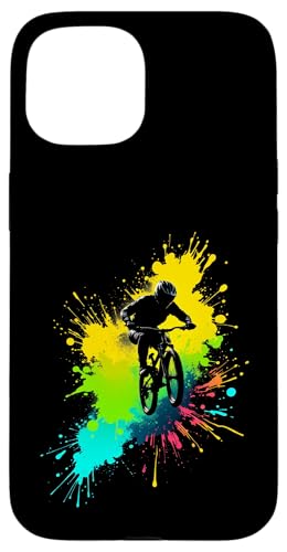 Mountainbiken Hülle für iPhone 15 von Entwürfe für Mountainbikes