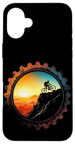 Mountainbiken Hülle für iPhone 16 Plus von Entwürfe für Mountainbikes