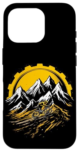 Mountainbiken Hülle für iPhone 16 Pro von Entwürfe für Mountainbikes