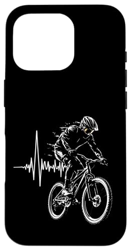 Mountainbiken Hülle für iPhone 16 Pro von Entwürfe für Mountainbikes