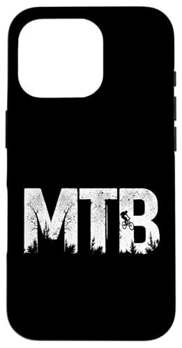 Mountainbiken Hülle für iPhone 16 Pro von Entwürfe für Mountainbikes