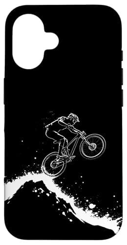 Mountainbiken Hülle für iPhone 16 Mountainbiken Hülle für iPhone 16 von Entwürfe für Mountainbikes