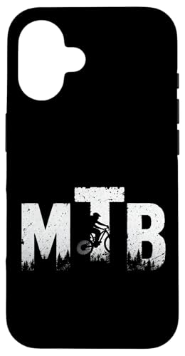 Mountainbiken Hülle für iPhone 16 von Entwürfe für Mountainbikes