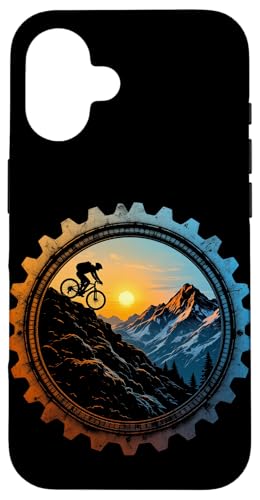 Mountainbiken Hülle für iPhone 16 von Entwürfe für Mountainbikes