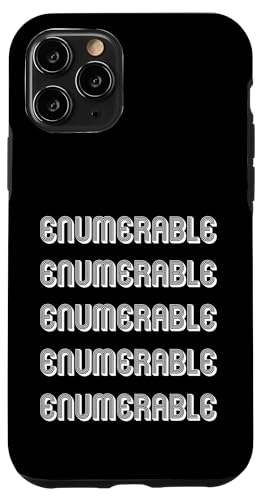 Aufzählbar Hülle für iPhone 11 Pro Aufzählbar Hülle für iPhone 11 Pro von Enumerable Apparel
