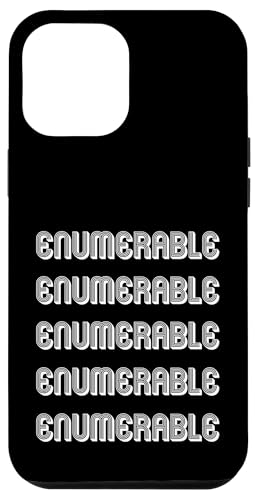 Aufzählbar Hülle für iPhone 12 Pro Max Aufzählbar Hülle für iPhone 12 Pro Max von Enumerable Apparel