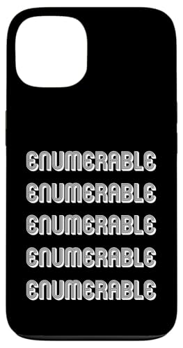 Aufzählbar Hülle für iPhone 13 Aufzählbar Hülle für iPhone 13 von Enumerable Apparel