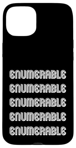 Aufzählbar Hülle für iPhone 15 Plus Aufzählbar Hülle für iPhone 15 Plus von Enumerable Apparel