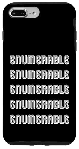 Aufzählbar Hülle für iPhone 7 Plus/8 Plus Aufzählbar Hülle für iPhone 7 Plus/8 Plus von Enumerable Apparel