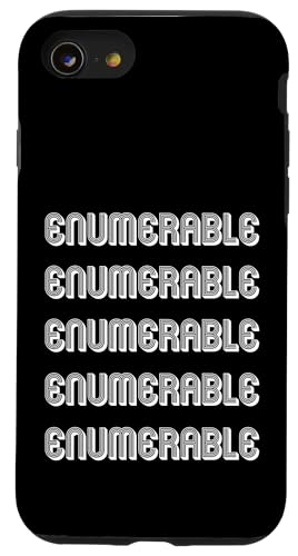 Aufzählbar Hülle für iPhone SE (2020) / 7 / 8 von Enumerable Apparel