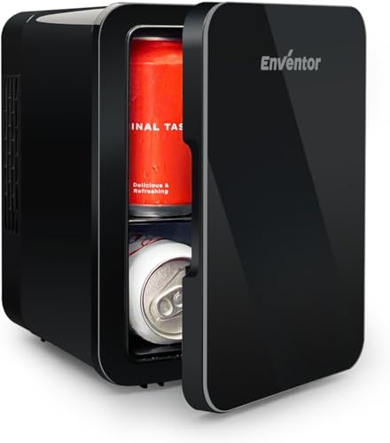 Enventor Mini Kühlschrank 4 Liter Schwarz von Enventor