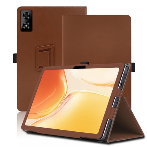 Hülle für Alldocube iPlay 70 Pro 10.95 Zoll, Alldocube iPlay 70 Pro Tablet Schutzhülle, Klappständer Schutzhülle mit Stifthalter und Handschlaufe, Umfassender Schutz. (Braun) von Envibe