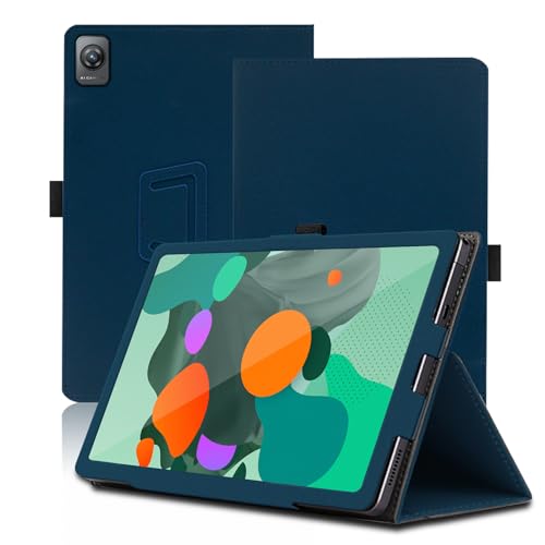 Hülle für Blackview Tab 60 8.68 Zoll, Blackview Tab 60 Tablet Schutzhülle, Klappständer Schutzhülle mit Stifthalter und Handschlaufe, Umfassender Schutz. (Blau) von Envibe