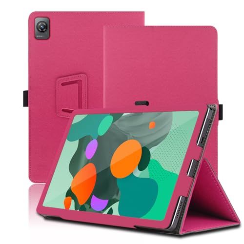 Hülle für Blackview Tab 60 8.68 Zoll, Blackview Tab 60 Tablet Schutzhülle, Klappständer Schutzhülle mit Stifthalter und Handschlaufe, Umfassender Schutz. (Rot) von Envibe