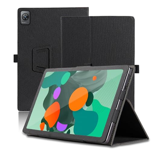 Hülle für Blackview Tab 60 8.68 Zoll, Blackview Tab 60 Tablet Schutzhülle, Klappständer Schutzhülle mit Stifthalter und Handschlaufe, Umfassender Schutz. (Schwarz) von Envibe