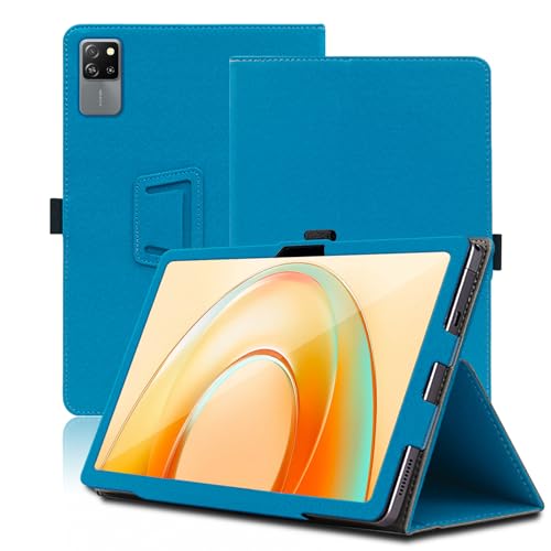 Hülle für Blackview Tab 60 Pro 10.1 Zoll, Blackview Tab 60 Pro Tablet Schutzhülle, Klappständer Schutzhülle mit Stifthalter und Handschlaufe, Umfassender Schutz. (Hellblau) von Envibe