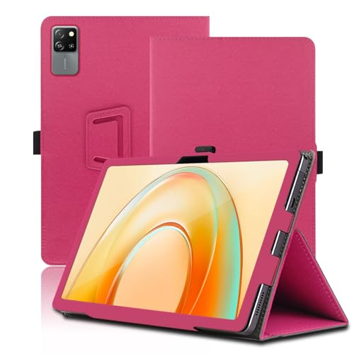 Hülle für Blackview Tab 60 Pro 10.1 Zoll, Blackview Tab 60 Pro Tablet Schutzhülle, Klappständer Schutzhülle mit Stifthalter und Handschlaufe, Umfassender Schutz. (Rot) von Envibe