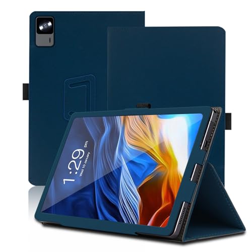Hülle für Headwolf FPad6 8.4 Zoll, Headwolf FPad6 Tablet Schutzhülle, Klappständer Schutzhülle mit Stifthalter und Handschlaufe, Umfassender Schutz. (Blau) von Envibe