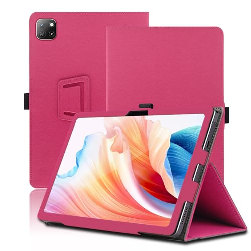 Hülle für Oscal Pad 50 WiFi 10.1 Zoll, Oscal Pad 50 WiFi Tablet Schutzhülle, Klappständer Schutzhülle mit Stifthalter und Handschlaufe, Umfassender Schutz. (Rot) von Envibe