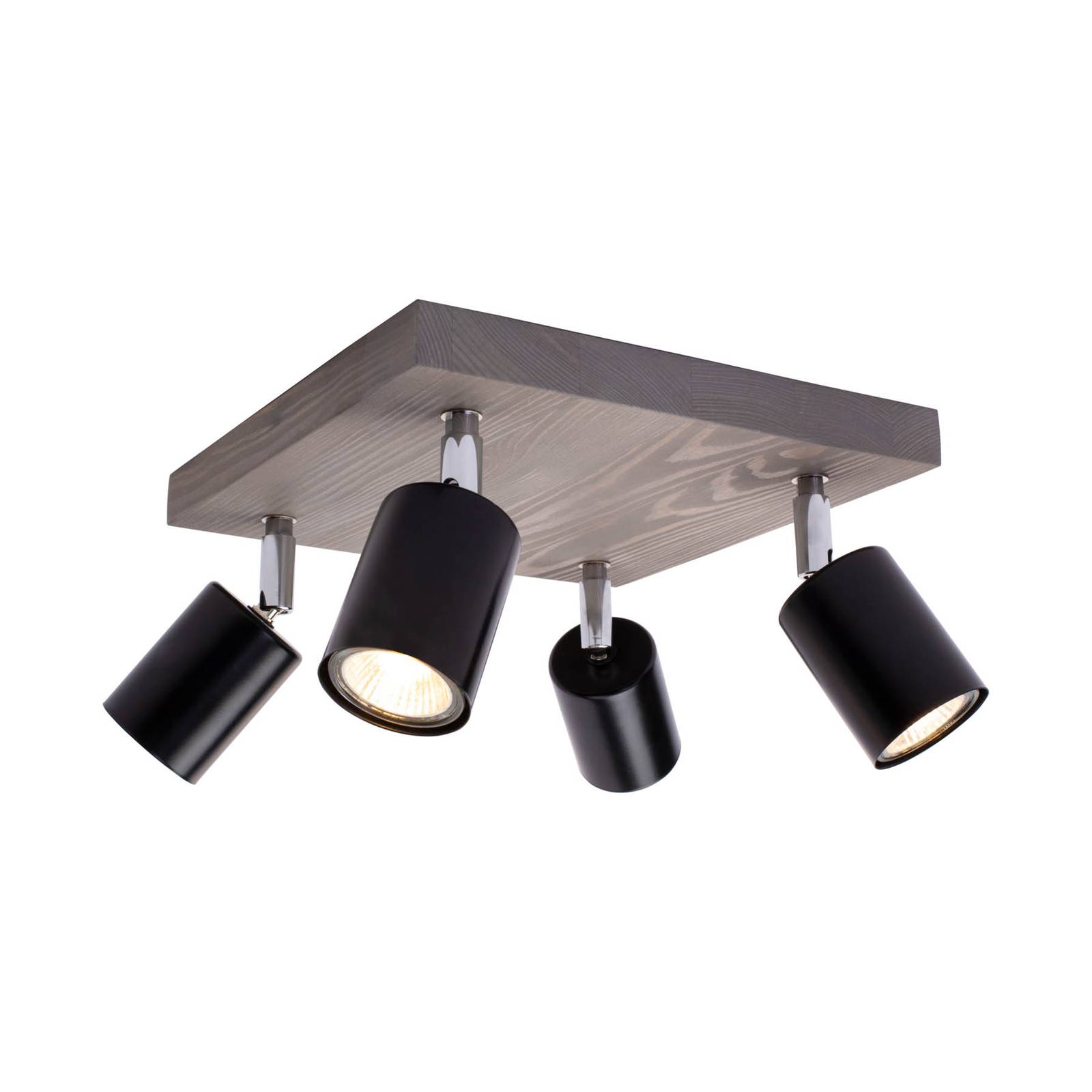 Envostar Alara Spot 4fl. 25x25cm Kiefer grau Envostar Alara Spot 4fl. 25x25cm Kiefer grau von Envostar