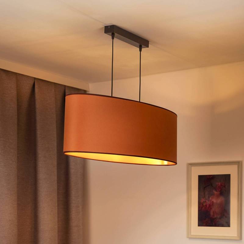 Envostar Hängeleuchte Idun, braun, 80 cm Naturmaterial vegan von Envostar