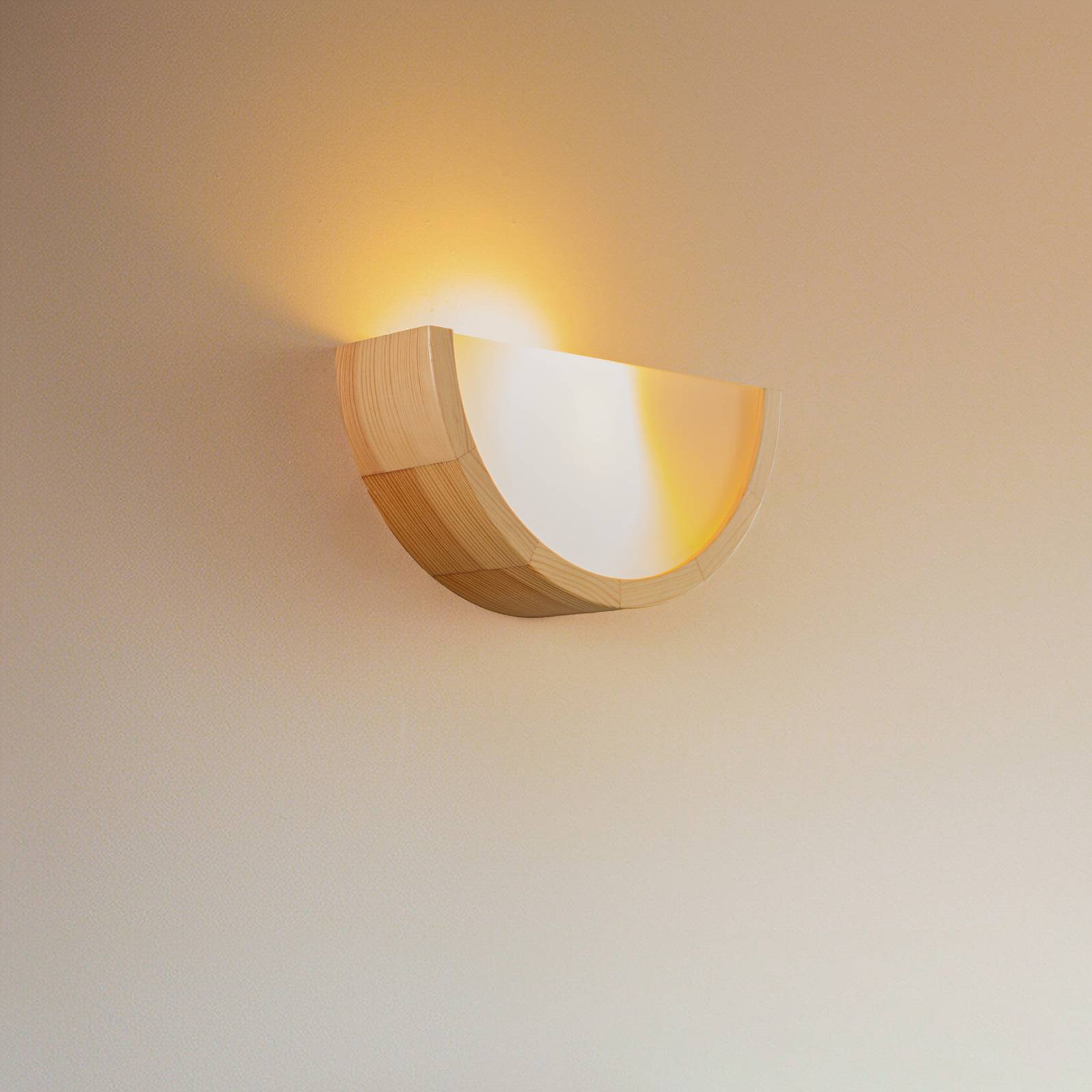 Envostar Kerio Wandlampe, 27,5 cm, kiefer natur Envostar Kerio Wandlampe, 27,5 cm, kiefer natur von Envostar