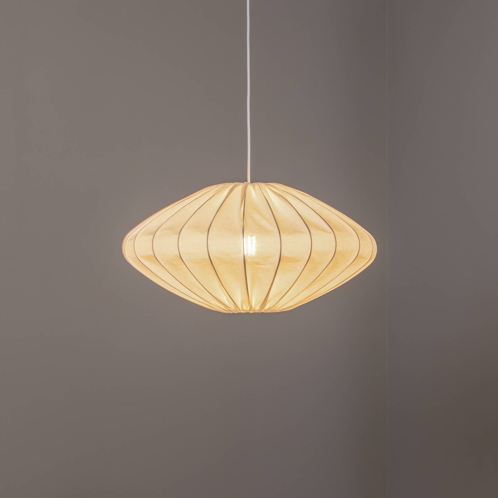 Envostar Orlanda Hängelampe Baumwolle weiß Ellipse Envostar Orlanda Hängelampe Baumwolle weiß Ellipse von Envostar