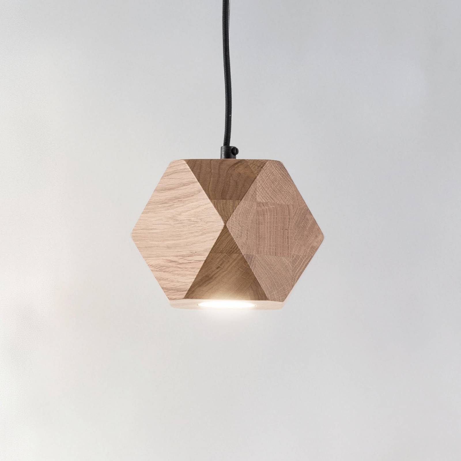 Envostar Peach Puff Hängelampe Polyeder Holz 1flg. Envostar Peach Puff Hängelampe Polyeder Holz 1flg. von Envostar