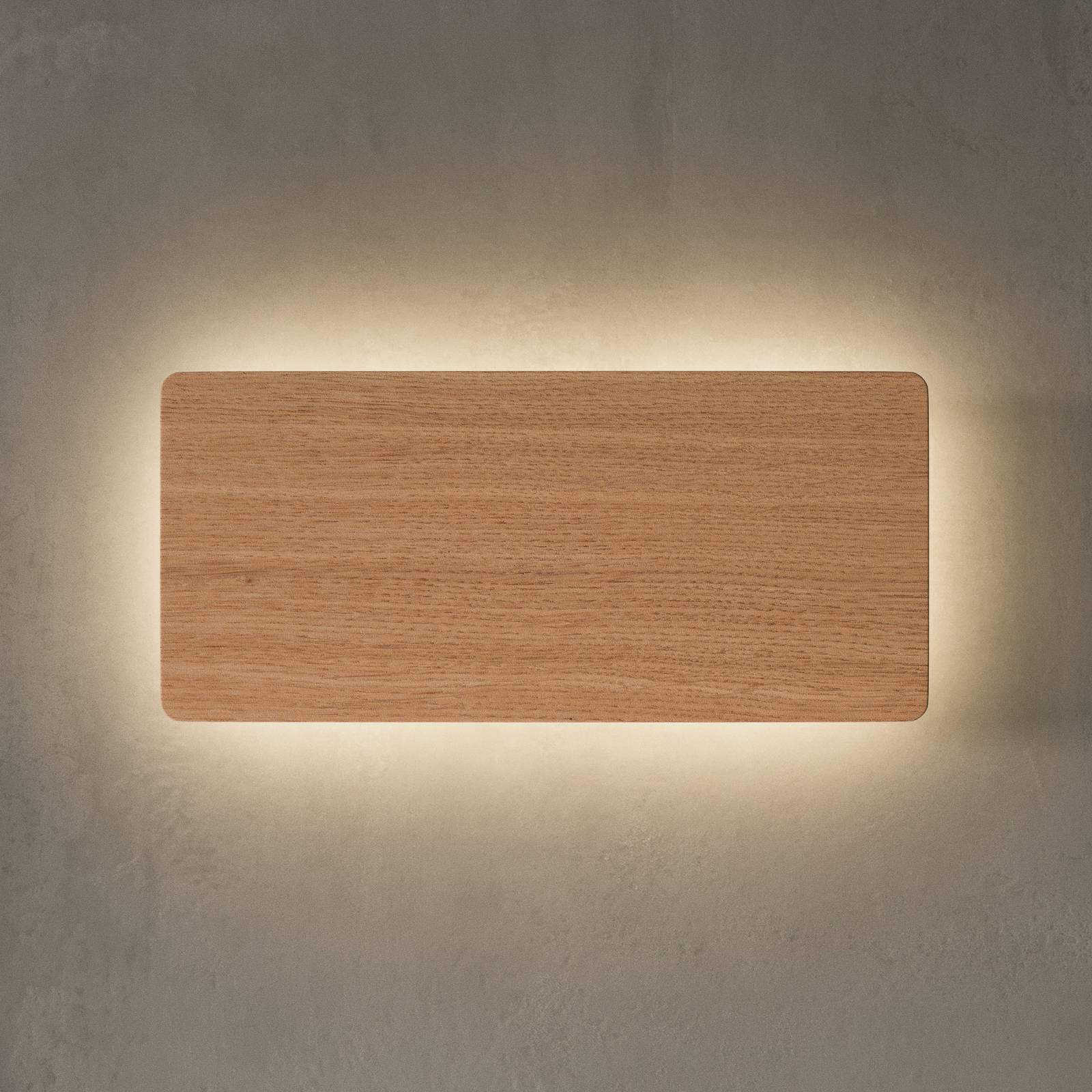 Envostar Tavola Wandleuchte, Eichenholz, 35x16cm Envostar Tavola Wandleuchte, Eichenholz, 35x16cm von Envostar